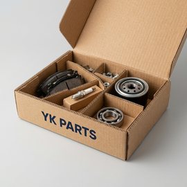 Oto Yedek Parça Kutusu — açık kapak